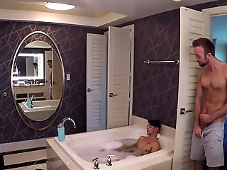 ShowerBait Str8 bait shower fuck with Casey Everett and Mason Lear
